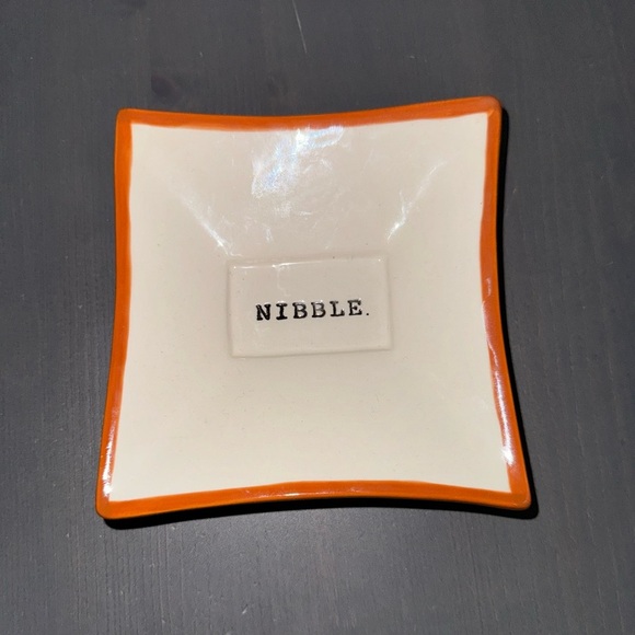 Rae Dunn Vintage Square Small Nibble Bowl - Picture 1 of 5